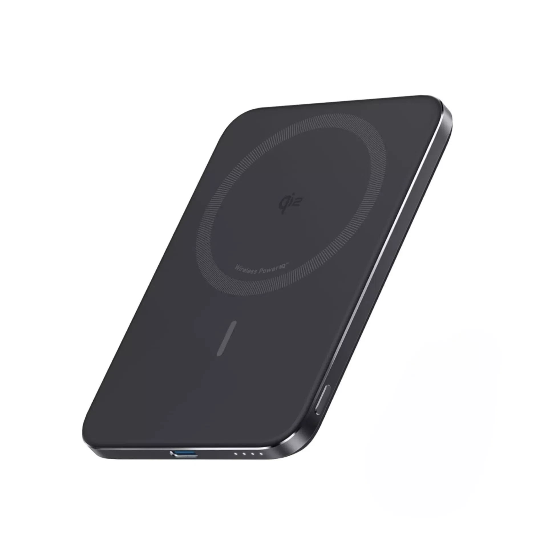 Batteria Esterna Wireless Anker Nano, 5000mAh, 20W, PD + FQI, 1 x QI - 1 x USB-C, Nera A1665H11 — 2
