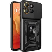Custodia per Motorola Moto G15 / G15 Power, Techsuit, CamShield, Nera — 3
