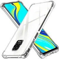Custodia per Xiaomi Redmi Note 9S / Note 9 Pro / Note 9 Pro Max, Techsuit, Shockproof Clear, Trasparente — 3