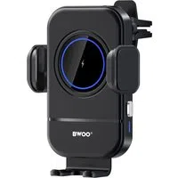 Caricatore Auto Wireless BWOO ZJ137, 15W, 1.67A, Nero — 3