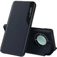 Custodia per Honor Magic5 Lite, Techsuit, eFold, Blu Scuro — 3