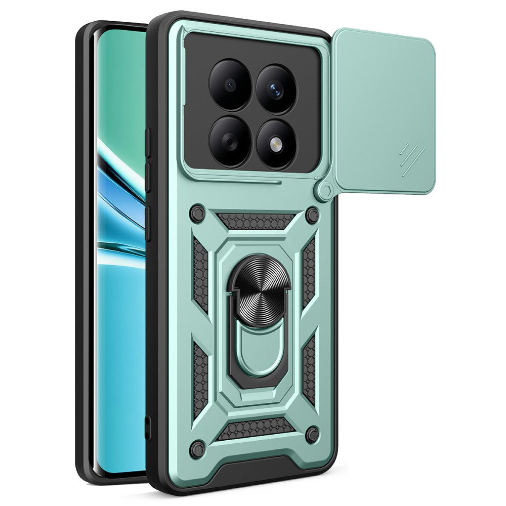 Custodia per Xiaomi Poco M8 / Redmi Note 15 5G / Note 15 4G, Techsuit, CamShield, Verde