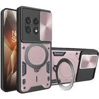 Custodia per OnePlus 13R, Techsuit, CamGuard Pro, Rosa Dorato — 3