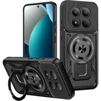 Custodia per Xiaomi Redmi Note 15 Pro 4G, Techsuit, RuggedCam, Nera — 3