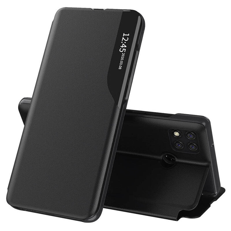 Custodia per Xiaomi Redmi 9C NFC / 9C, Techsuit, eFold, Nera