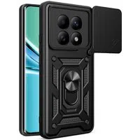 Custodia per Xiaomi Poco M8 / Redmi Note 15 5G / Note 15 4G, Techsuit, CamShield, Nera — 3