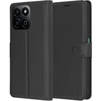 Custodia per Honor X7c / 200 Smart, Techsuit, Leather Folio, Nera — 3