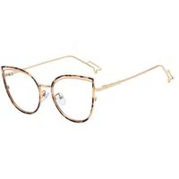 Occhiali da Computer Donna Techsuit F95597-C13, Anti Luce Blu, Crema Marrone — 3