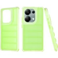 Custodia per Xiaomi Redmi Note 13 Pro 4G / Poco M6 Pro 4G, Techsuit, Wave Shield, Verde — 3