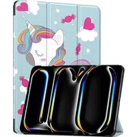 Custodia per Apple iPad Pro 13 (2024), Techsuit, FoldPro Unicorn, Multicolore — 3