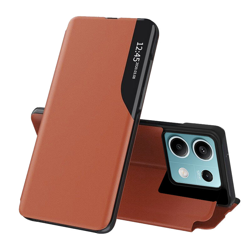 Custodia per Xiaomi Redmi Note 13 5G, Techsuit, eFold, Arancione