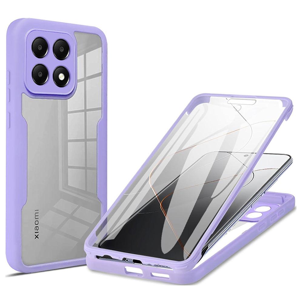 Techsuit Custodia per Xiaomi 14T Pro, Techsuit, ColorVerse 360, Viola