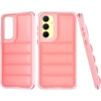 Custodia per Samsung Galaxy A35 5G A356, Techsuit, Wave Shield, Rossa — 3