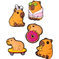 Sticker 3D OEM Capybara per Custodia Telefono / Tablet, Set 5 pezzi, Multicolore — 3