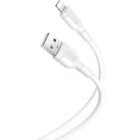 Cavo dati e ricarica USB-A - Lightning XO Design NB212, 18W, 1m, bianco — 3