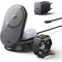 Caricatore Wireless da Rete Lisen W121 3in1, 25W, Nero YL0325080017 — 3