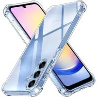 Custodia per Samsung Galaxy A25 A256, Techsuit, Shockproof Clear, Trasparente — 3