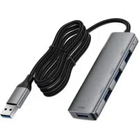Hub USB Acefast J17, 4in1, Grigio — 3