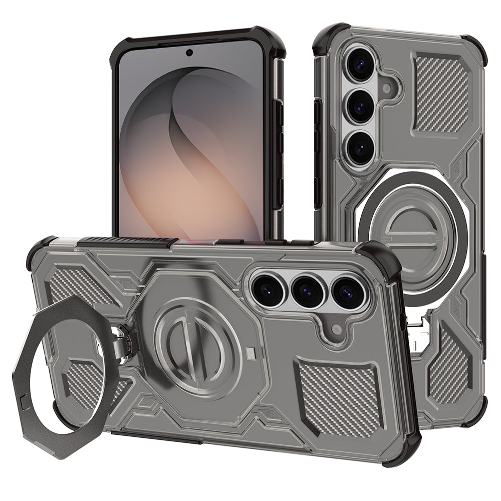 Techsuit Custodia per Samsung Galaxy S26 S942, Techsuit, Carbon Shield Pro, Fumé