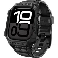 Custodia Spigen Rugged Armor Pro V2 per Apple Watch Series 10 / 11 42mm, Nera Opaca ACS10494 — 3