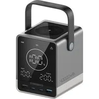 Batteria Esterna Cuktech, 40000mAh, 300W, QC + PD + FQI, 1 x QI - 2 x USB-A - 2 x USB-C, Nera — 3