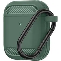 Custodia Techsuit Carbon per Apple AirPods Gen 2 / Gen 1, Verde — 3