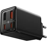 Caricabatterie Rete Con Cavo USB-C Baseus GaN6 Pro, 100W, 3.25A, 2 x USB-A - 2 x USB-C, Nero P10162705112-00 — 3