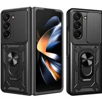 Custodia per Samsung Galaxy Z Fold5 F946, Techsuit, CamShield, Nera — 3