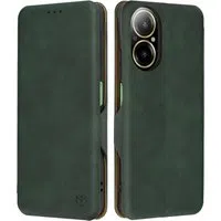Custodia per Realme C67 4G, Techsuit, Safe Wallet Plus, Verde — 3