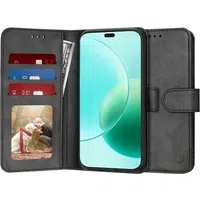 Custodia per Honor 400 Lite, Techsuit, Diary Book, Nera — 3