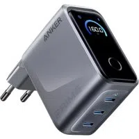 Caricabatterie Rete Anker Prime, 160W, 5.36A, 3 x USB-C, Grigio A2687341 — 3