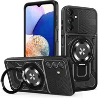 Custodia per Samsung Galaxy A14 A145 / A14 5G A146, Techsuit, RuggedCam, Nera — 3