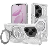 Custodia per Honor 400 Pro, Techsuit, Carbon Shield Pro, Bianca — 3