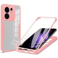 Custodia per Oppo Reno13 FS 5G / Reno13 F 4G / Reno13 F, Techsuit, ColorVerse 360, Rosa — 3
