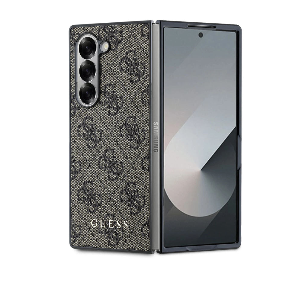 Guess Custodia per Samsung Galaxy Z Fold6 F956, Guess, 4G, Marrone
