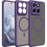 Custodia MagSafe per Motorola Edge 70 Fusion, Techsuit, HaloFrost II, Viola — 3