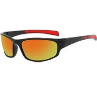 Occhiali da Ciclismo Unisex Techsuit 9937, Neri Arancioni — 3