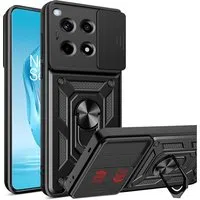 Custodia per OnePlus 12R, Techsuit, CamShield, Nera — 3