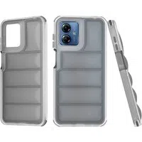 Custodia per Motorola Moto G14, Techsuit, Wave Shield, Nera — 3
