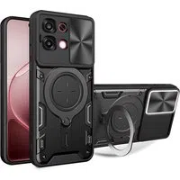 Custodia per Oppo A6 Pro 5G / A6 Pro 4G, Techsuit, CamGuard Pro, Nera — 3