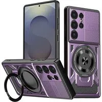 Custodia per Samsung Galaxy S25 Ultra S938, Techsuit, RuggedCam, Viola — 3