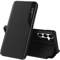 Custodia per Samsung Galaxy S25 FE, Techsuit, eFold, Nera — 3