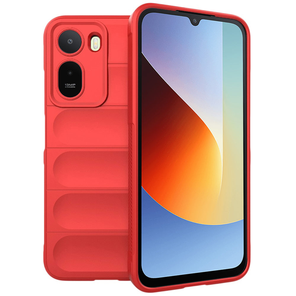 Custodia per Xiaomi Redmi A7 Pro 4G, Techsuit, Magic Shield, Rossa