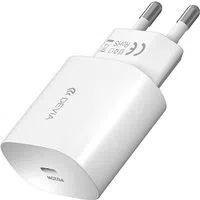 Caricabatterie Rete Con Cavo USB-C DEVIA RLC-383, 25W, 3A, 1 x USB-C, Bianco — 2
