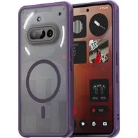 Custodia MagSafe per Nothing Phone (3a), Techsuit, HaloFrost II, Viola — 3