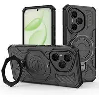 Custodia per Honor 400 Pro, Techsuit, Carbon Shield Pro, Nera — 3