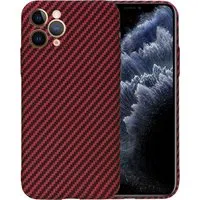 Custodia per Apple iPhone 11 Pro, Techsuit, Carbonite FiberShell, Rossa — 3