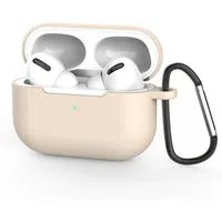 Custodia Techsuit Silicone Case per Apple AirPods Pro 3, Crema — 3