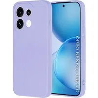 Custodia per Oppo Reno16 Pro, Techsuit, SoftFlex, Viola Chiaro — 3