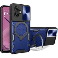 Custodia per Motorola Moto G55, Techsuit, CamGuard Pro, Blu — 3